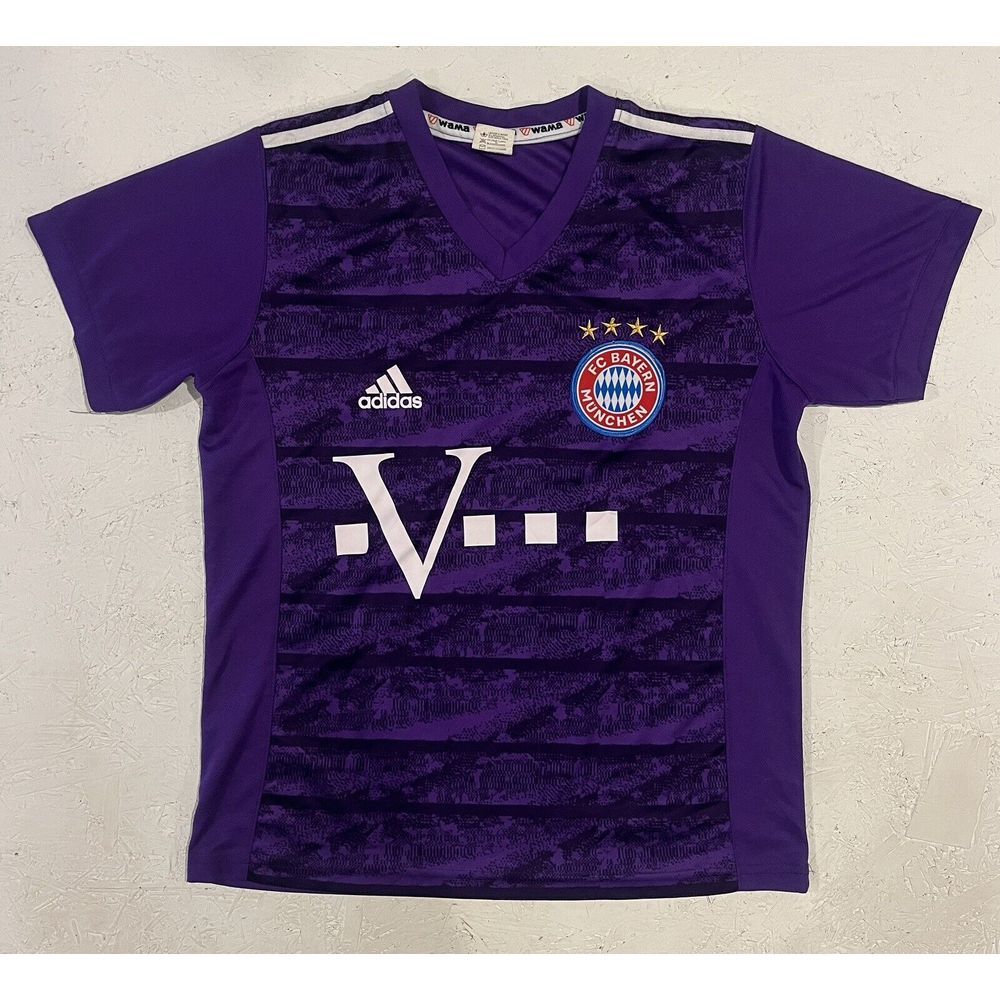 Bayern Munich‎ Away Football Shirt Soccer Jersey Size Medium Purple Wama